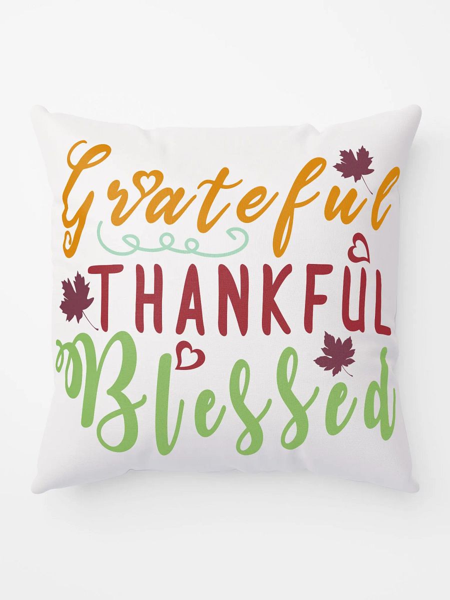 Grateful Thankful Blessed Pillow product image (9)