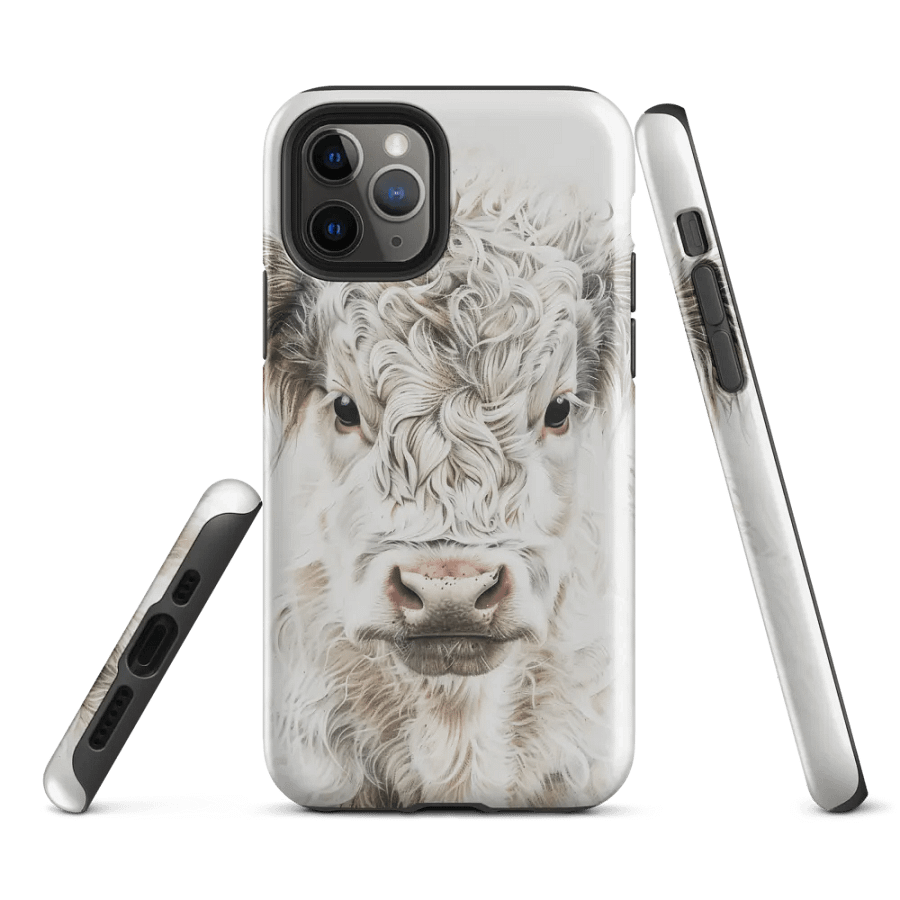 Fluffy Cow iPhone® Tough Case product image (2)