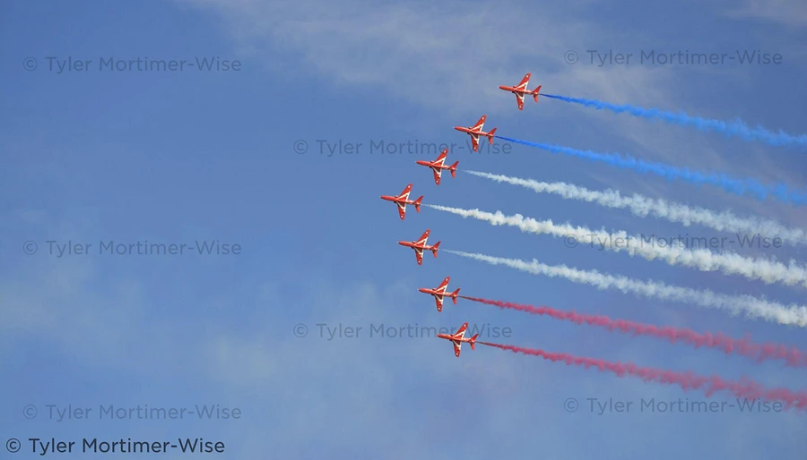 Red Arrows Fly Over (Digital Photo) product image (1)