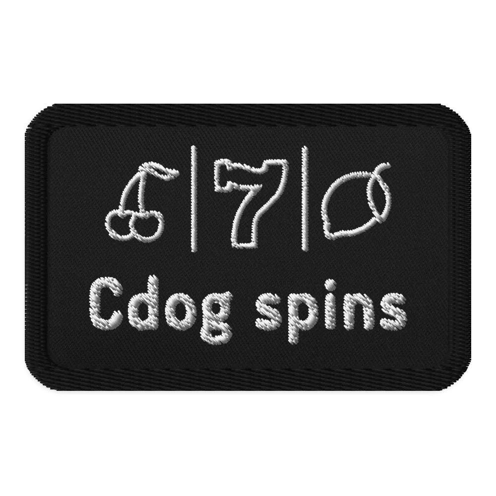 Cdog Spins Patch product image (1)