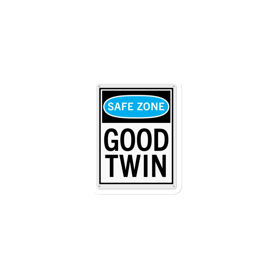 Safe Zone: Good Twin Die-Cut Magnets product image (1)