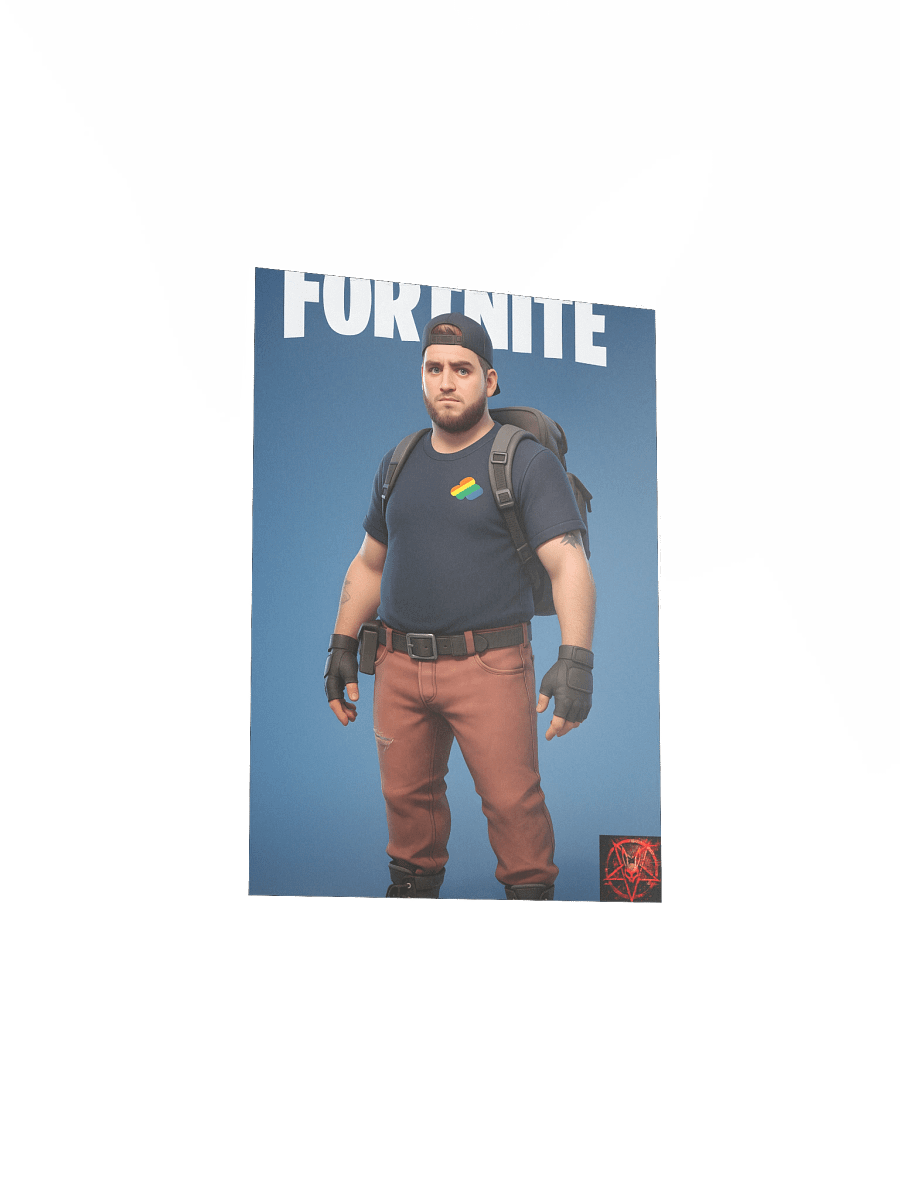 Stylized Fortnite THUMP Icon Skin Poster product image (3)