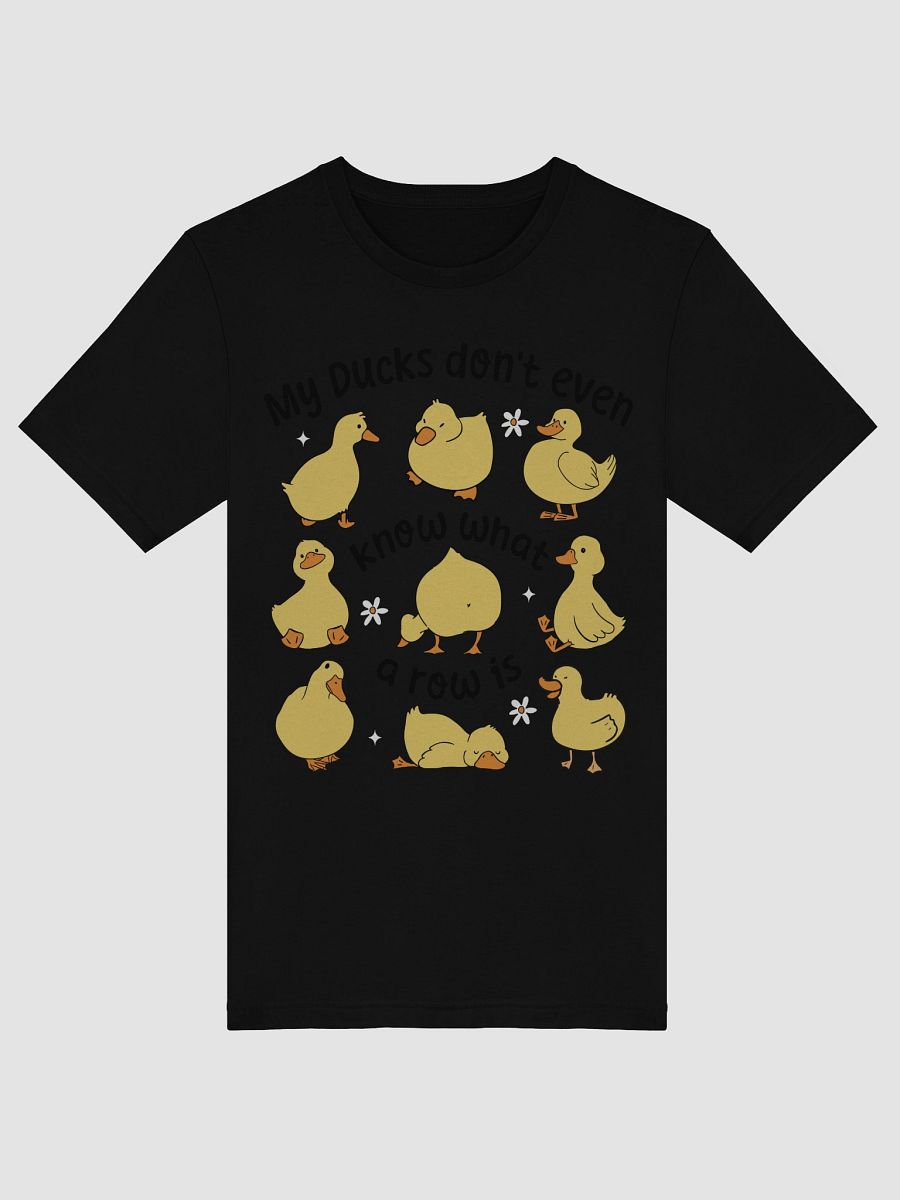 Playful Yellow Ducklings T-Shirt | Cute Cartoon Duck T-Shirt for Animal Lovers product image (34)