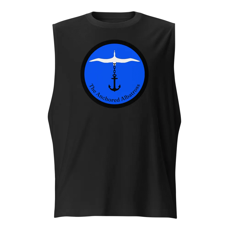Anchored Albatross Silhouette Muscle Tank product image (1)
