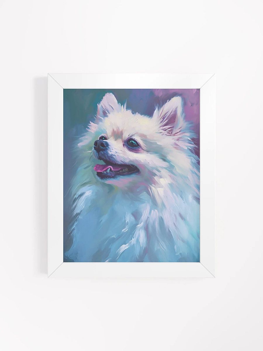 Fluffy Pomeranian Bliss Framed Poster product image (4)