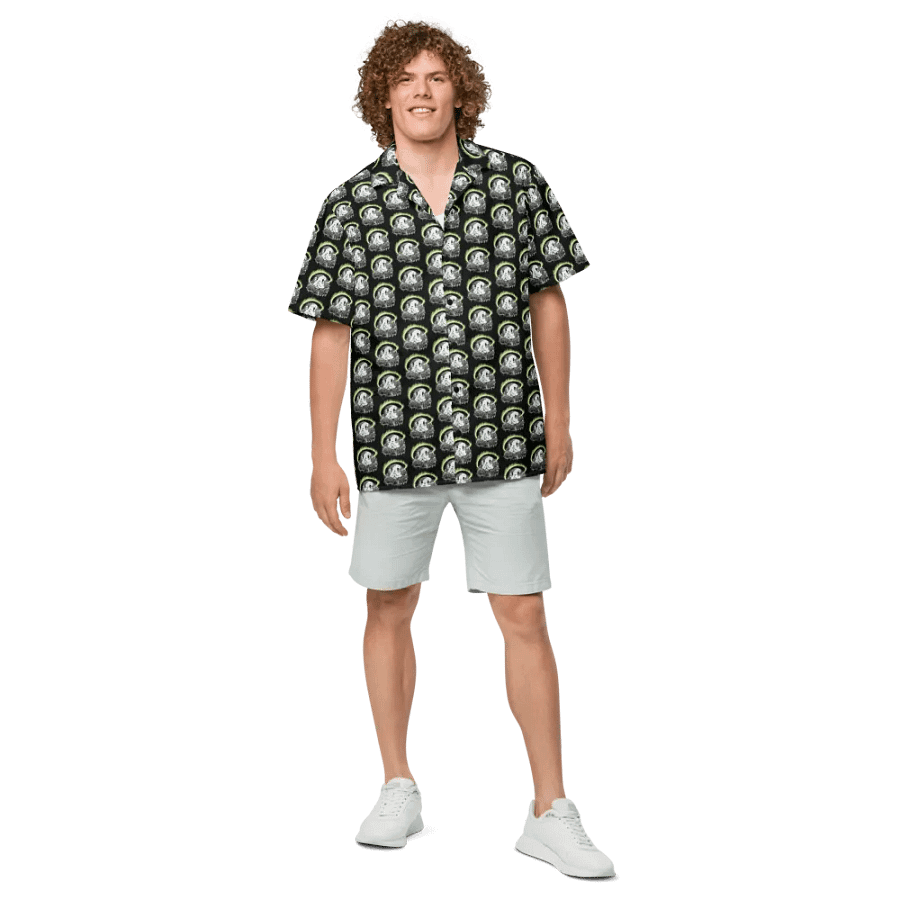 Save Me Black Hawaiian Shirt – Tropical Vibes, Global Impact product image (7)