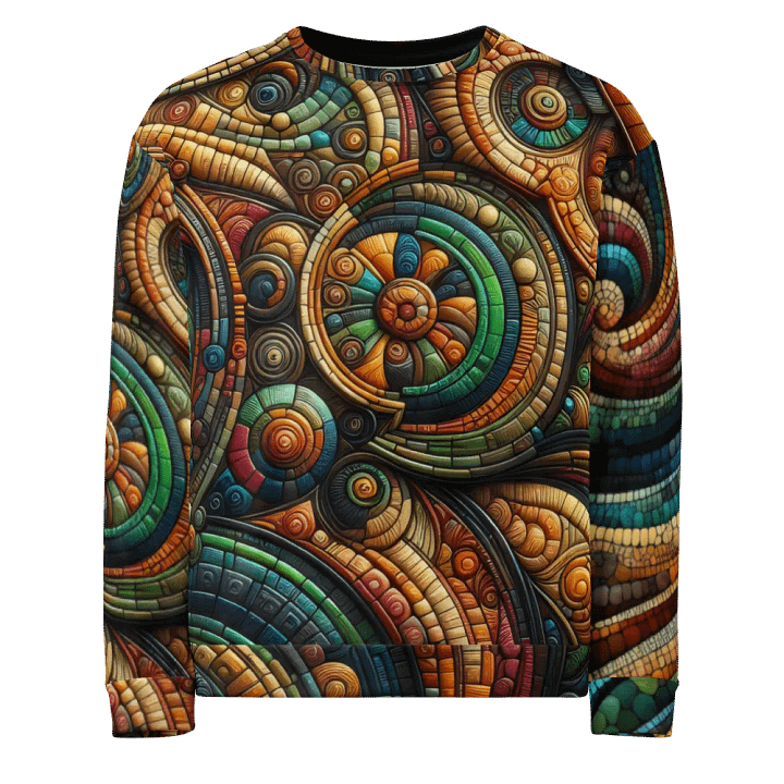 Colorful Patterns - All-Over Unisex Sweatshirt #4 product image (1)