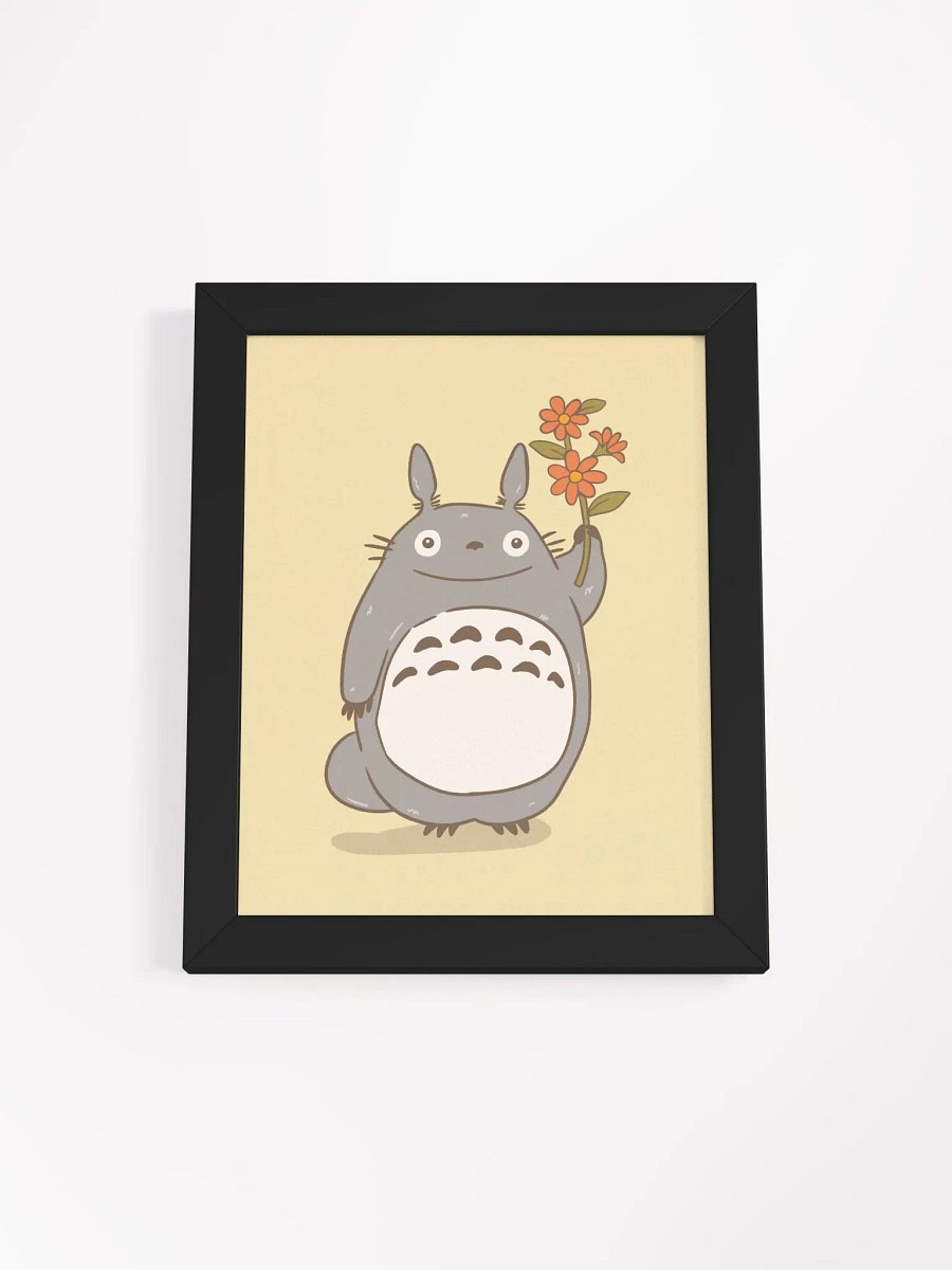 Totoro's Blooming Delight Poster product image (4)