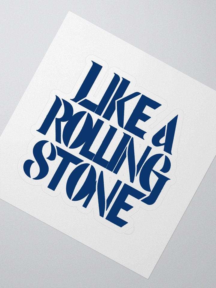 Like a Rolling Stone Kiss Cut Stickers product image (2)