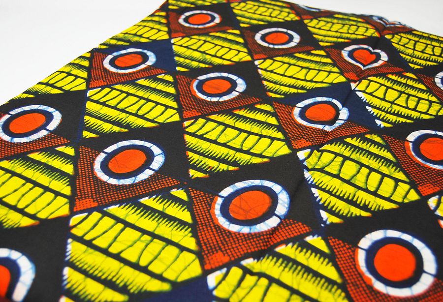 Tessuto Wax Print - Design Geometrico - cod.365/A product image (2)