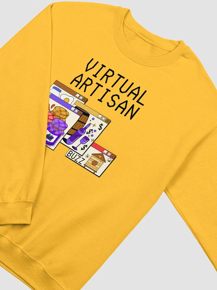 Virtual Artisan Sweatshirt - Black Text product image (1)