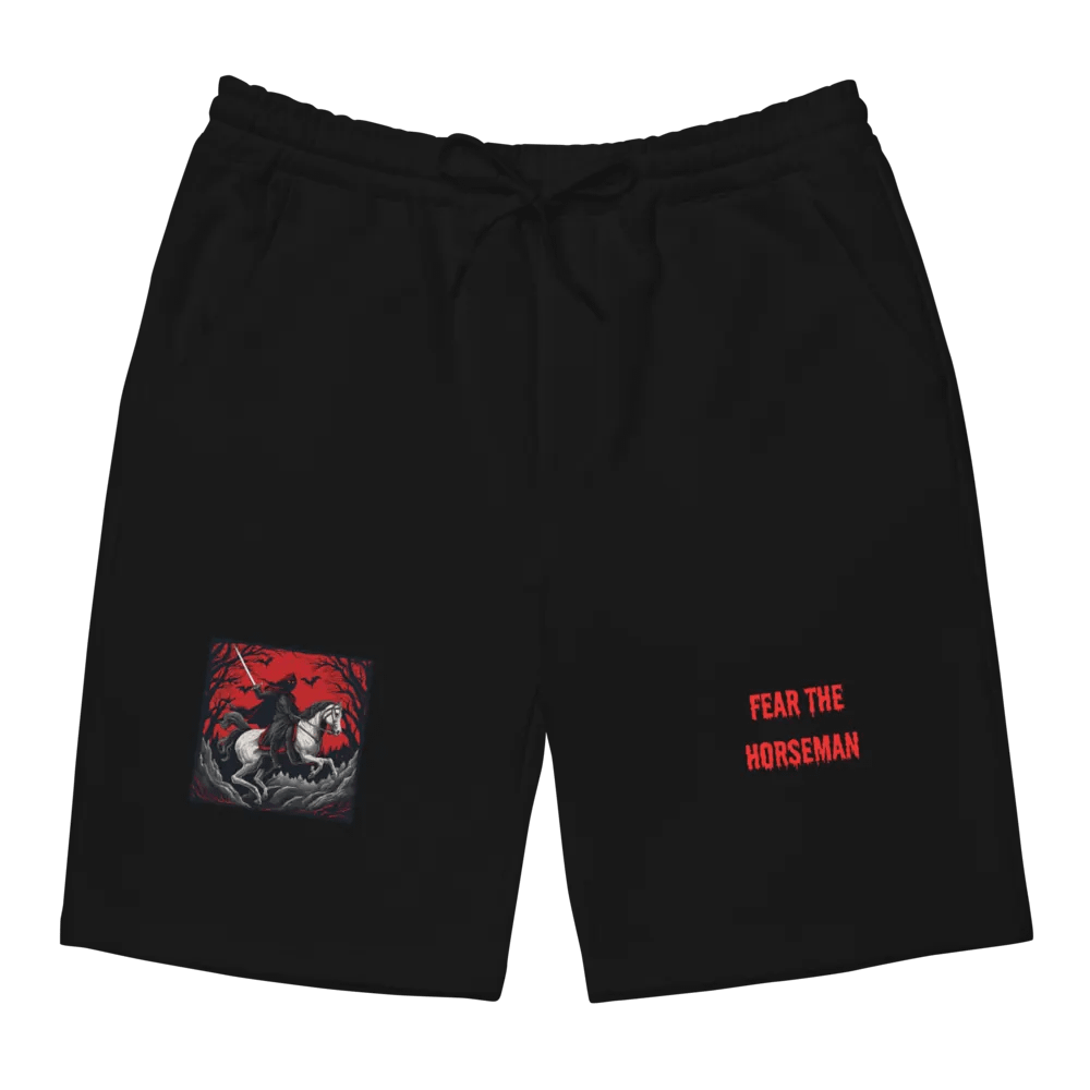 Fear The Horseman fleece shorts product image (9)