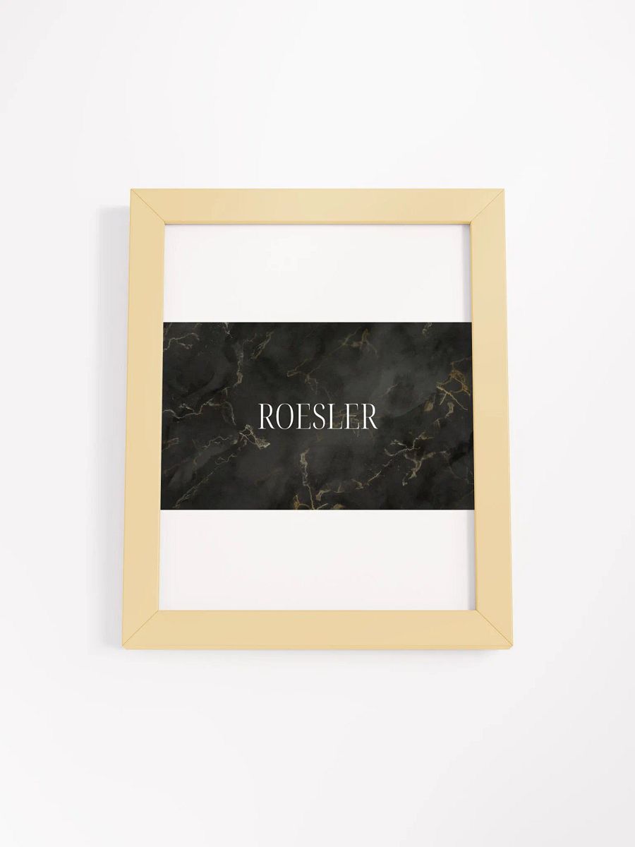 Eco-Friendly Ayous Wood Framed Matte Poster product image (1)