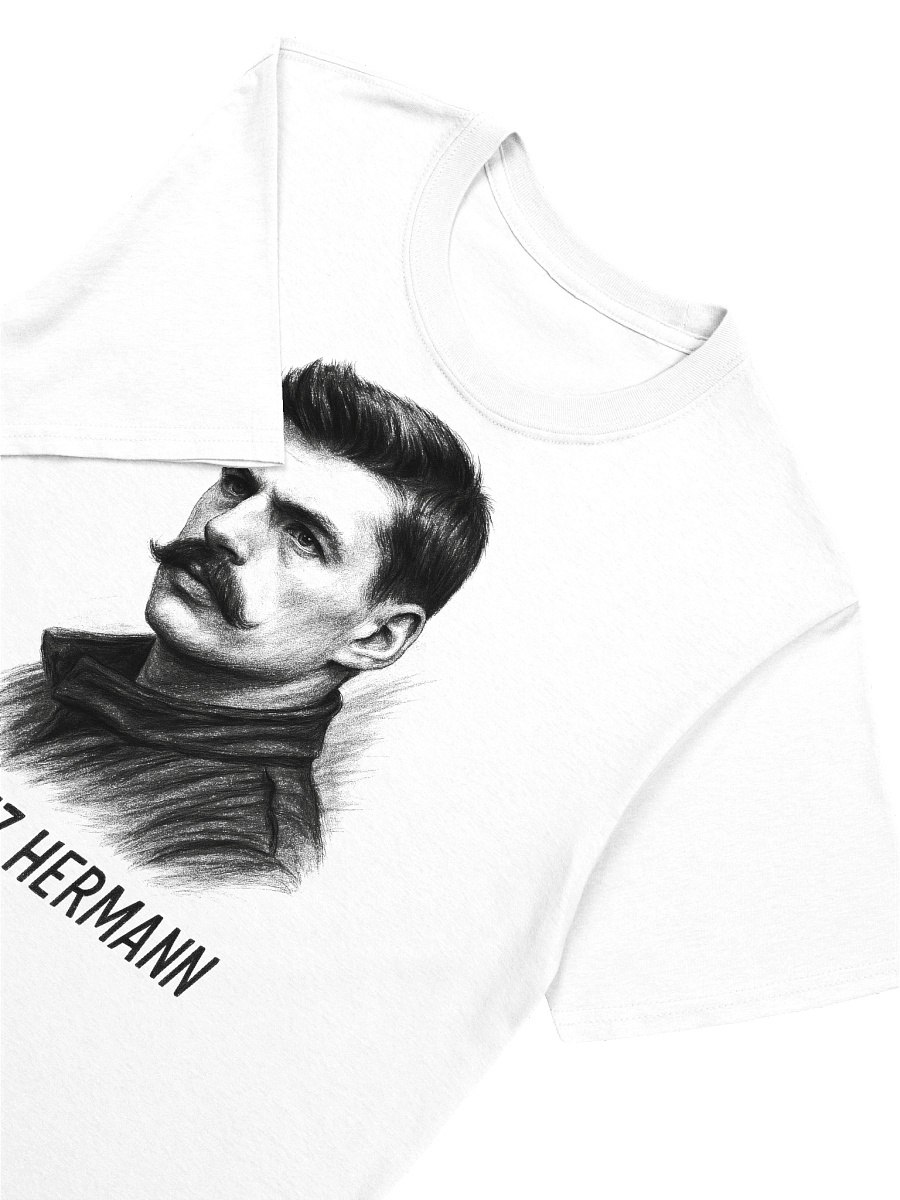 Vintage Franz Hermann Monochrome Portrait T-Shirt product image (7)