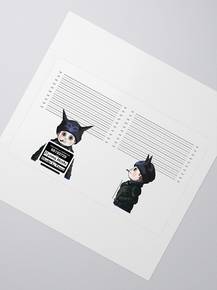 Ryoma Hoshi Mugshot Sticker product image (2)