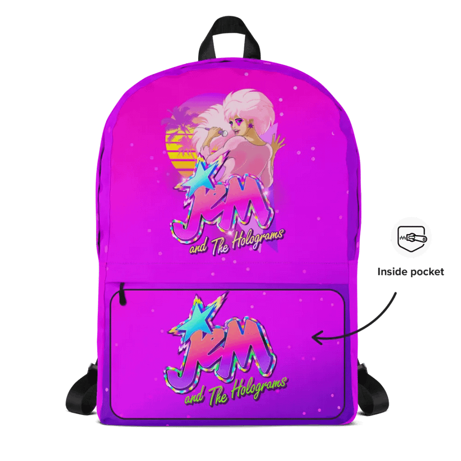Jem Vaporwave Tribute Backpack product image (6)