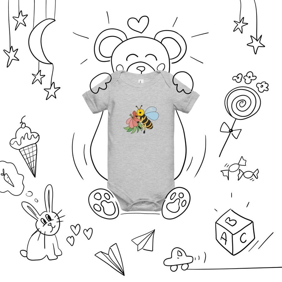 Flower Bee - Baby Onesie product image (7)