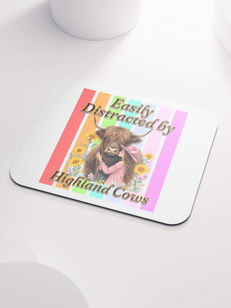 Easily Distracted By Highland Cow Dream Mouse Pad product image (3)
