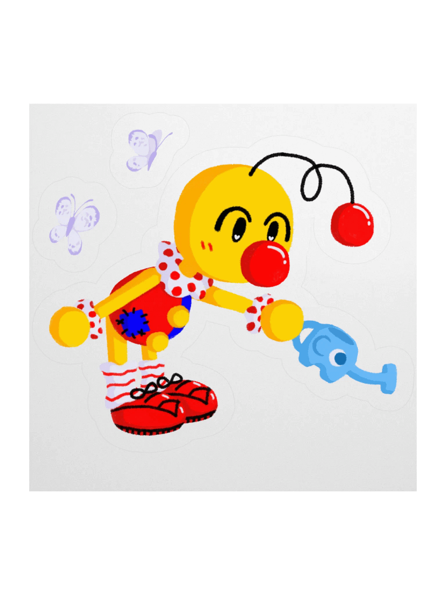Boyoyoing Watering Can Flat Sticker product image (1)