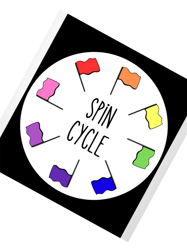 "Spin Cycle" Colorful Sticker product image (2)