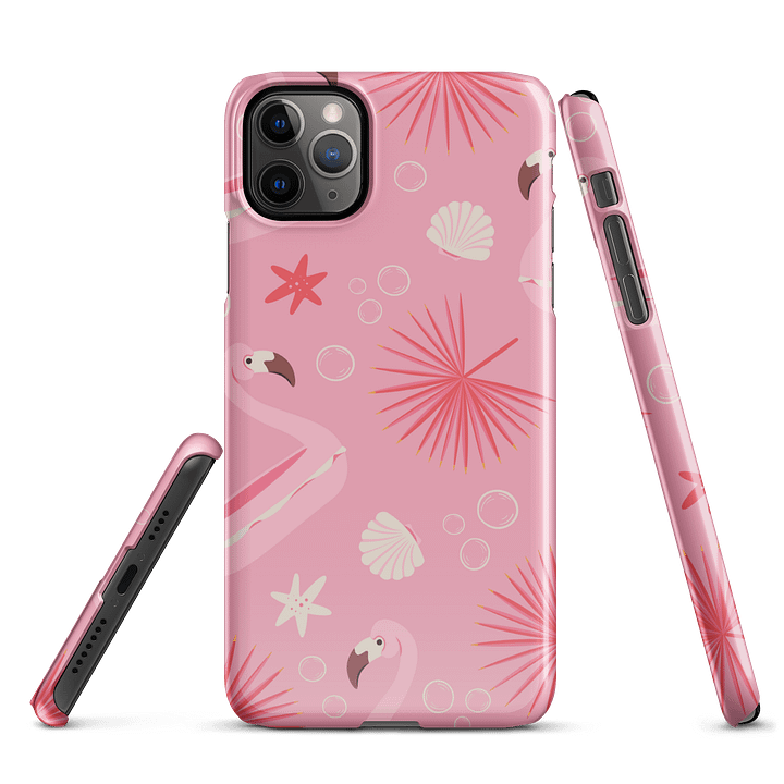 Tropical Flamingo Snap Case product image (1)