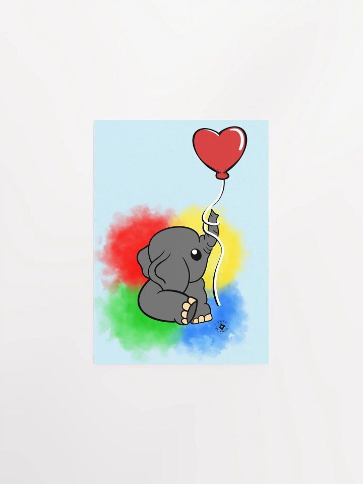 Loveable Elephant Matte Poster product image (2)