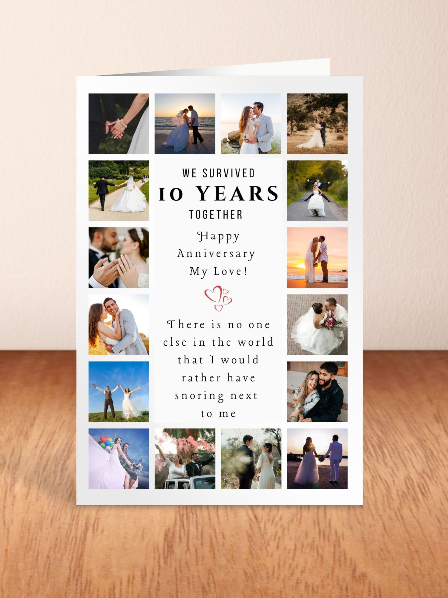 Funny Anniversary Photo Card Template product image (2)