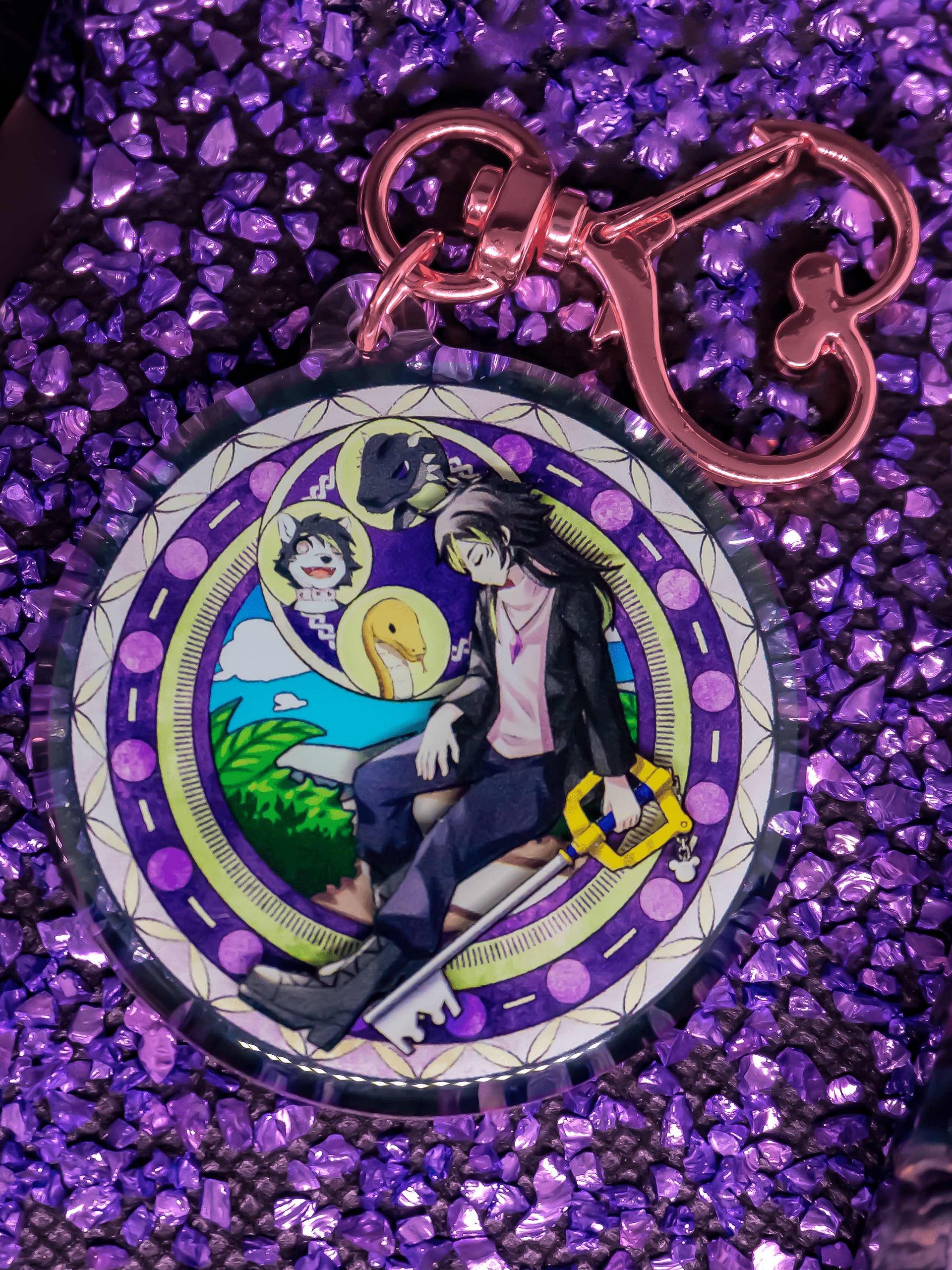 HEART OF THE SNAKE 3D KEYCHAIN product image (1)