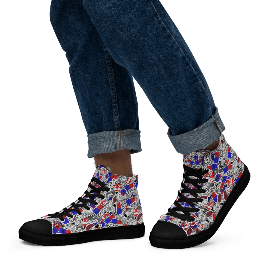 Sticker-Bomb Men's Hi-Tops product image (10)