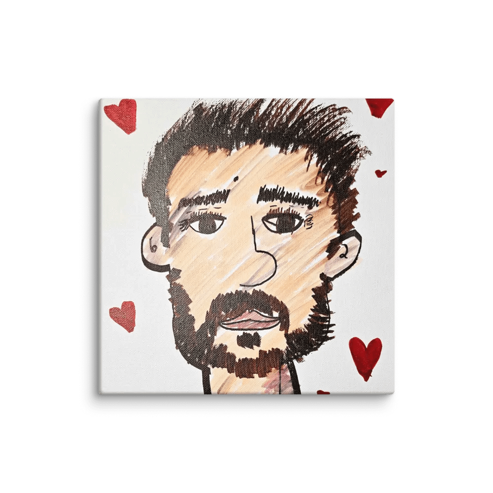 FRONCH PORTRAIT AIDEN ON CANVAS product image (1)