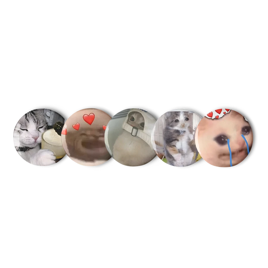 Set of Pin Buttons: Meme Cats 47 product image (11)