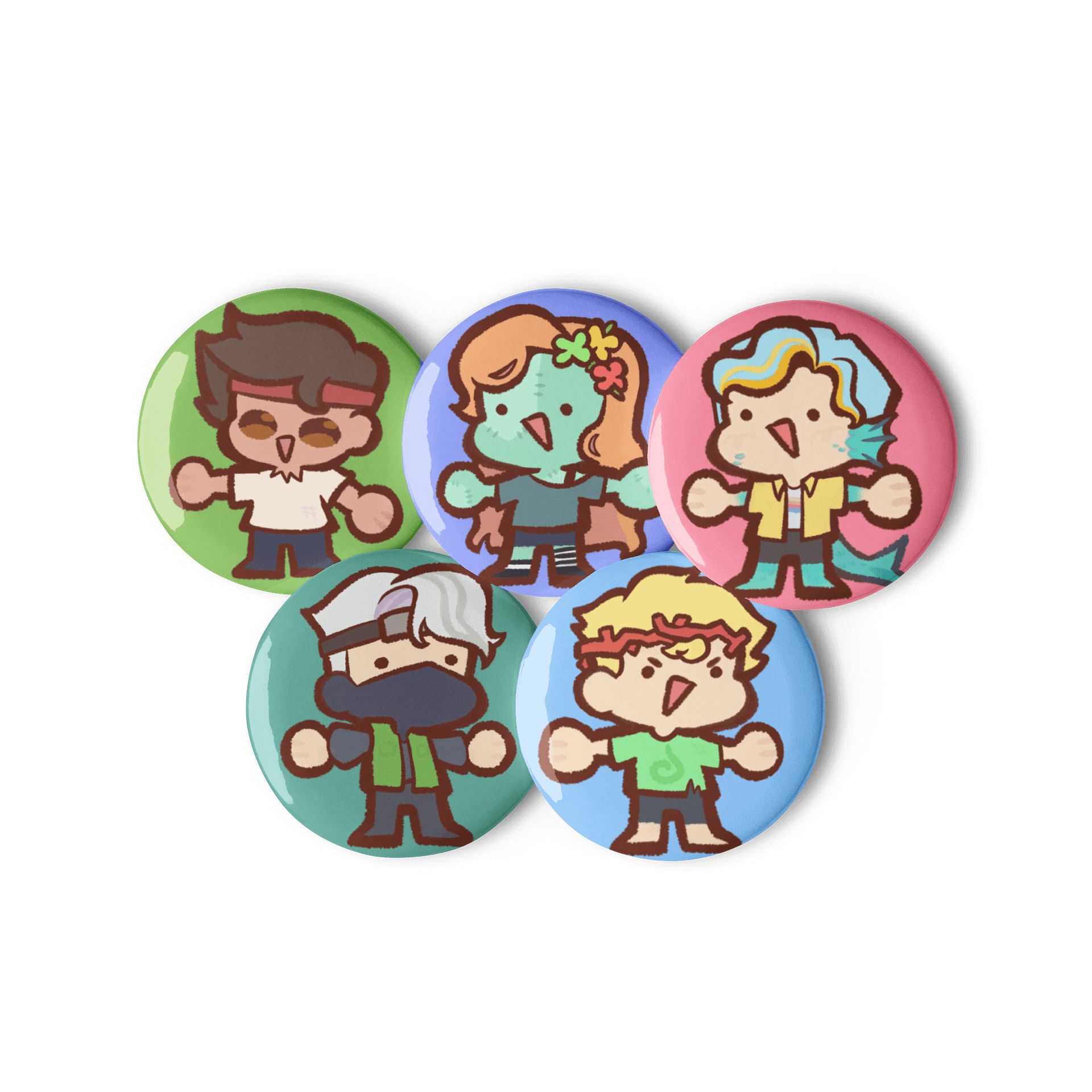 Set A - Button pins product image (2)