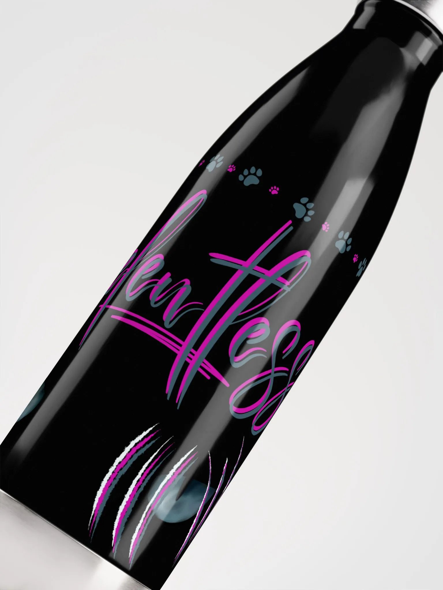 Relentless Cat-Eye Stainless Steel Water Bottle product image (5)