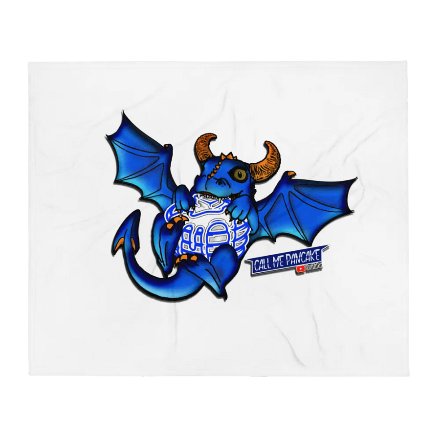 Blue Baby Dragon Blanket product image (1)