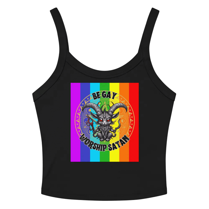 Be Gay Worship Satan Tank product image (2)