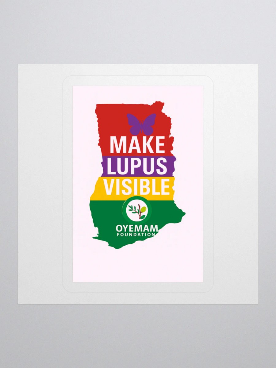 Visible Butterfly Lupus Awareness Stickers product image (1)