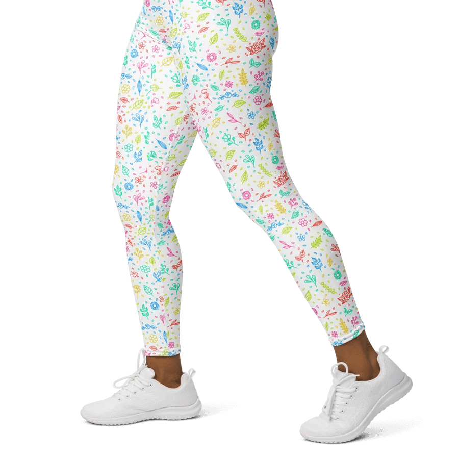 Bloom Bliss High-Waist Leggings - Floral Fantasy product image (6)