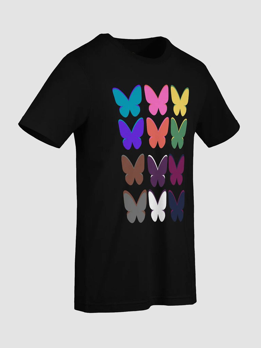 Minimalist Butterfly Grid Tee - Modern Aesthetic Comfort Shirt product image (9)