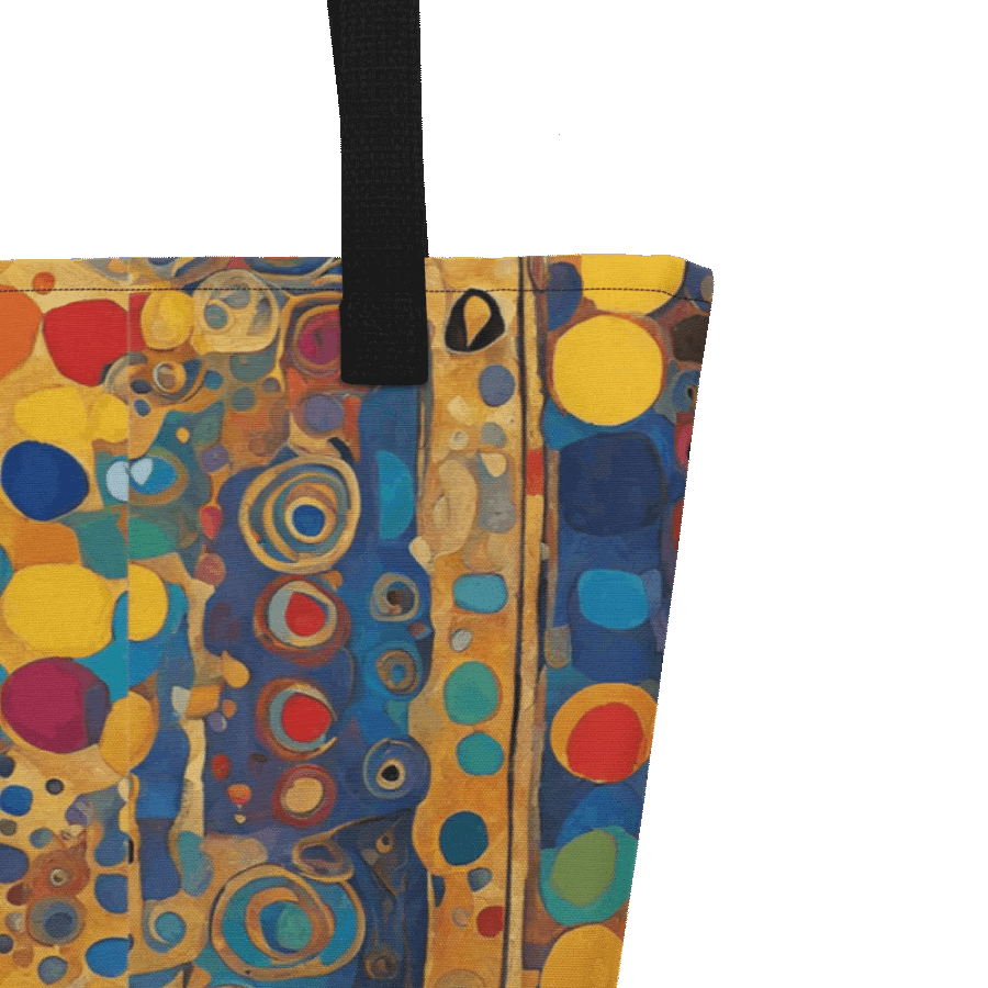kLIM Golden Swirls All-Over Tote Bag FOR ARTY FRIENDS product image (9)