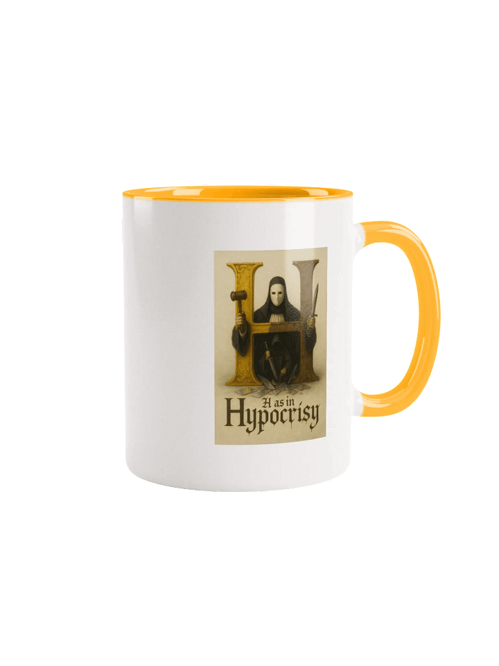H as in hypocrisy double-sided mug product image (1)