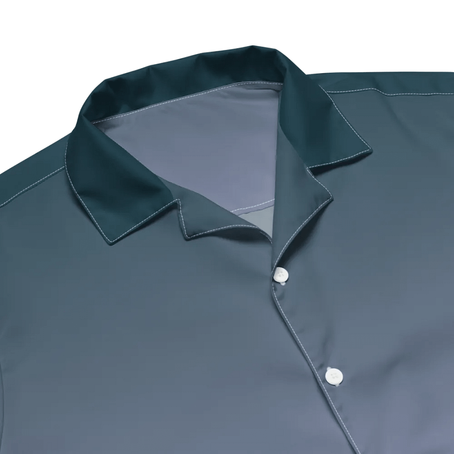 Navy/Lilac Gradient Button-Down Shirt product image (3)