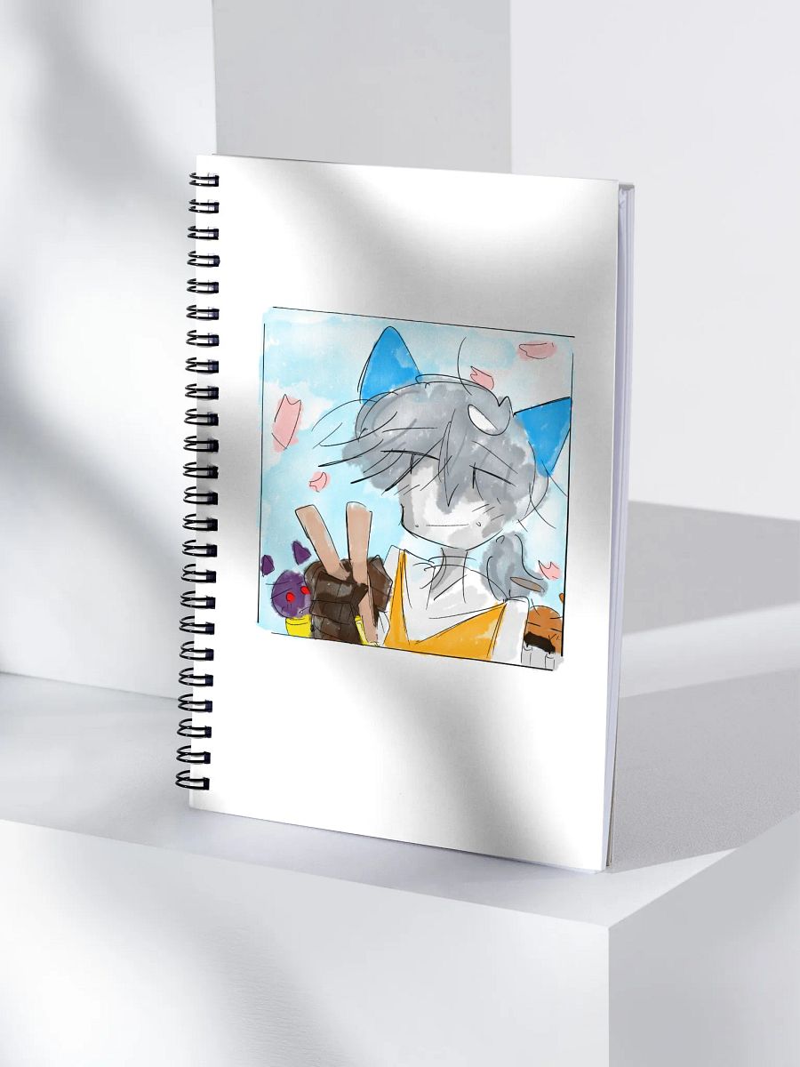Sad and Hampan going to school notebook sakura product image (4)