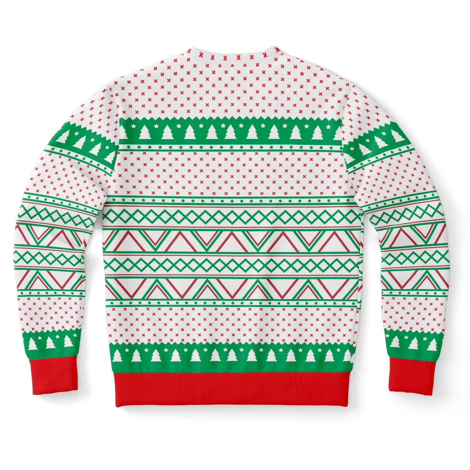 "I Don't Believe In You Either" Sarcastic Santa Ugly Christmas Sweater | Funny Holiday Sweatshirt product image (10)