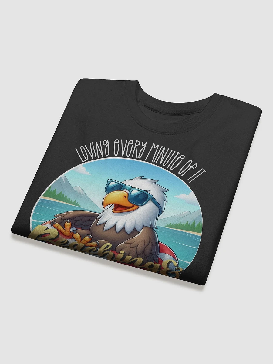 Beaching and Beering Classic Sweatshirt, Eagle on a Floatie wearing Sunglasses product image (4)