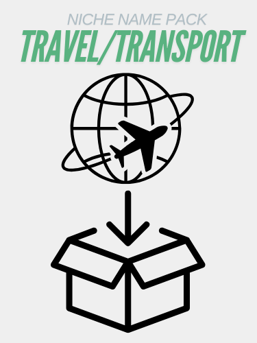 Niche Name Pack - Travel/Transportation product image (1)