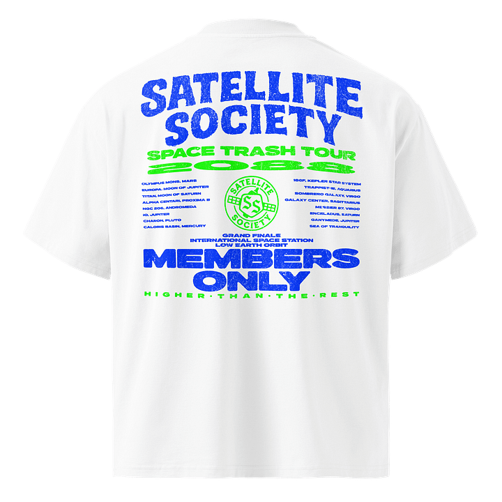 Satellite Society Members Only Organic T-Shirt product image (10)