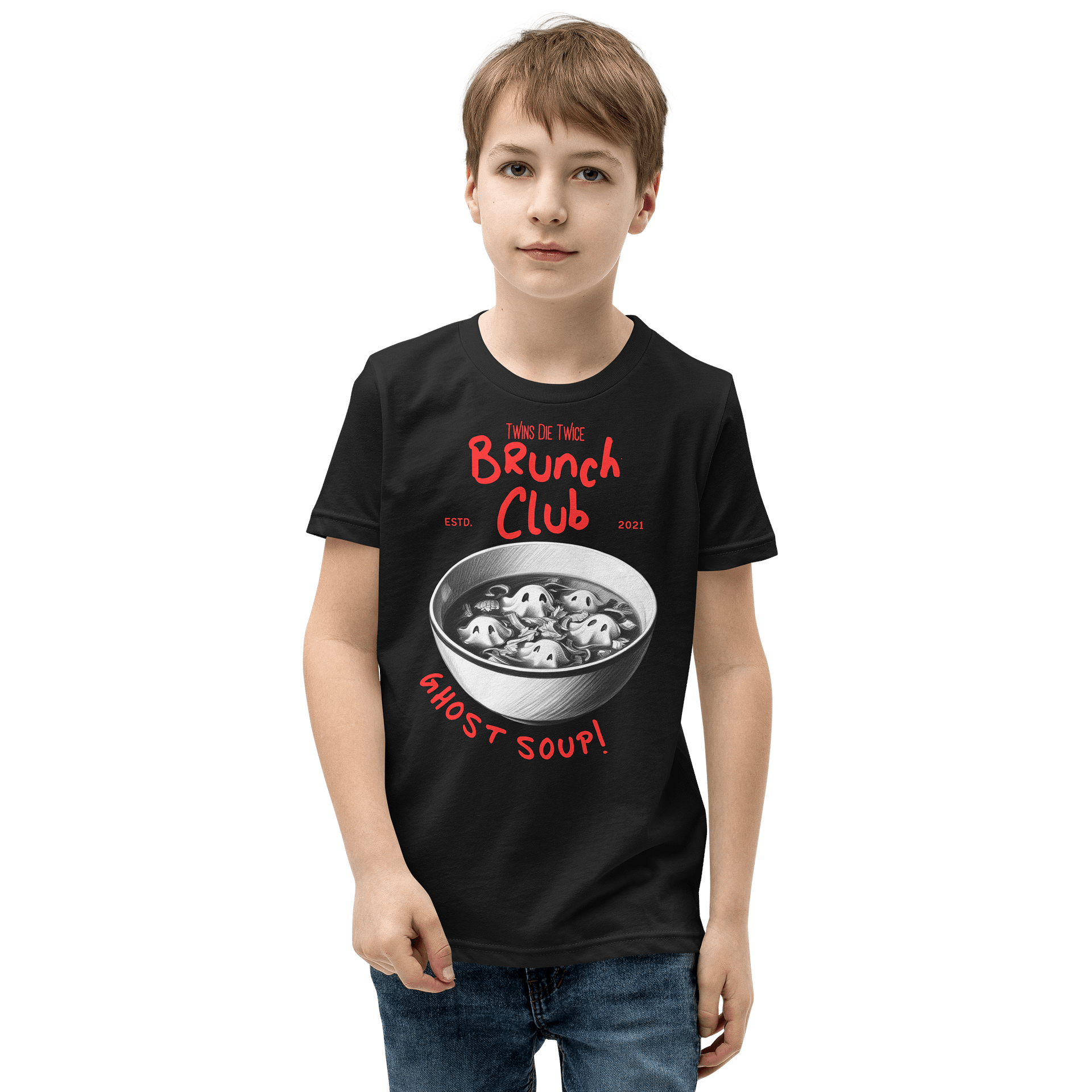 Ghost Soup Brunch Club Youth T-Shirt product image (1)