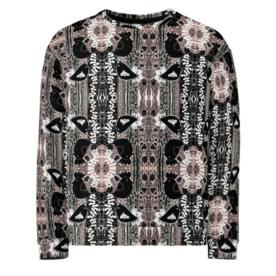 Abstract Floral Birds Unisex Sweatshirt product image (4)