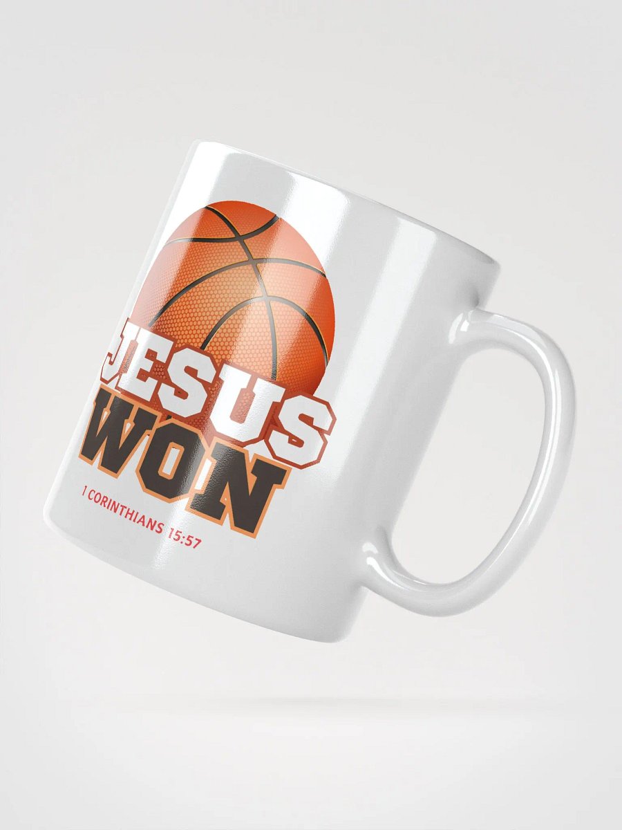 Jesus Won Mug, Christian Mug, Bible Verse Mug. product image (3)