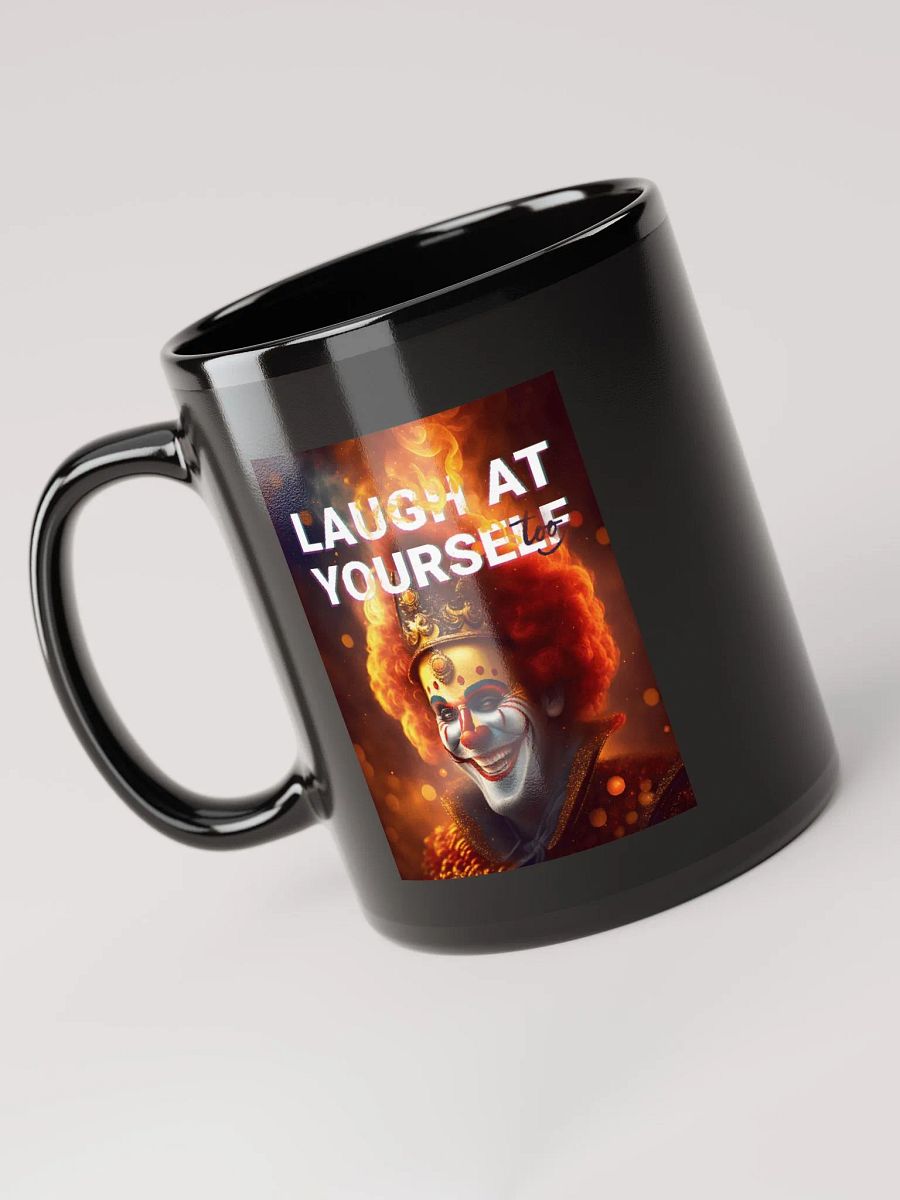 Laugh at yourself too - Clown in fire (front & back) product image (3)